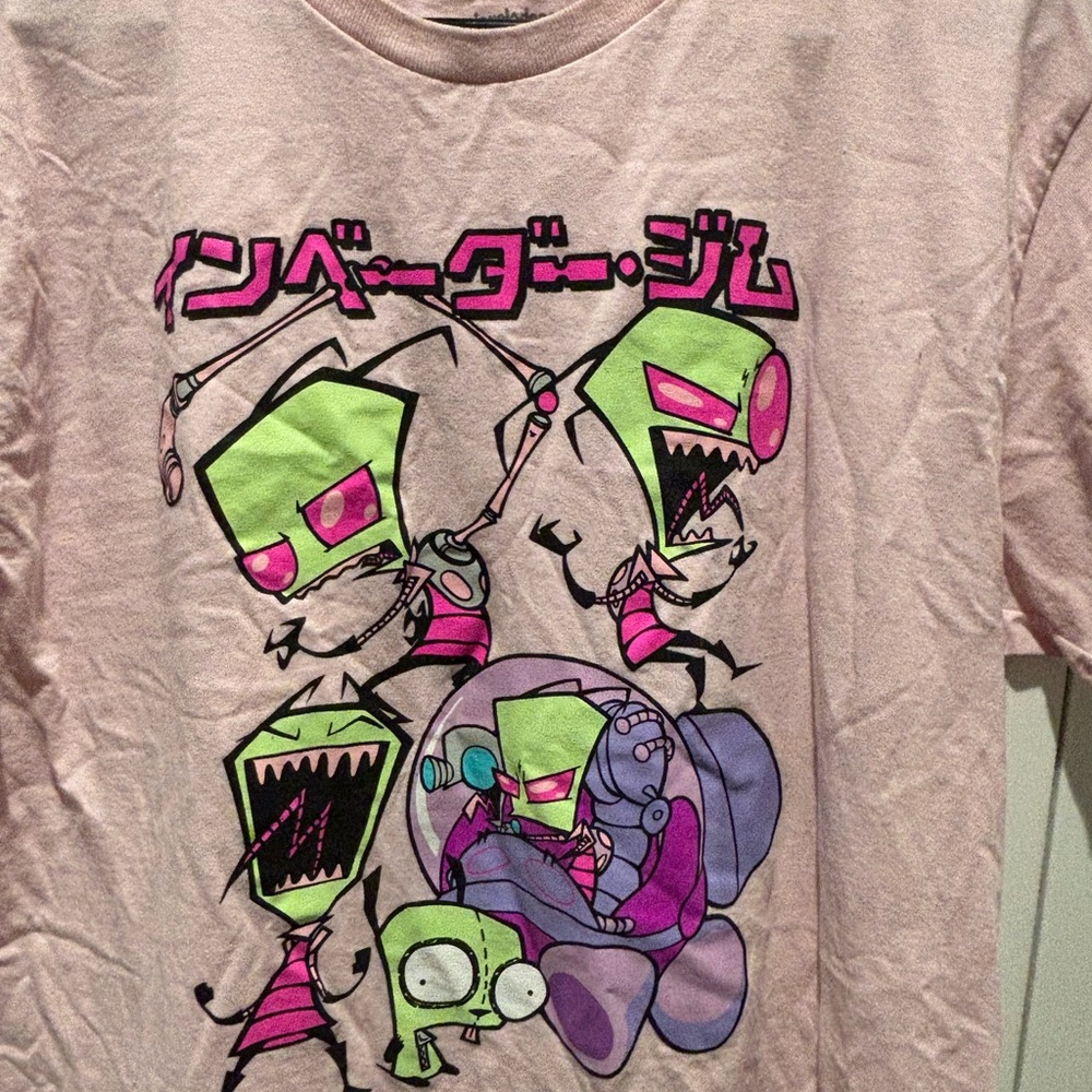 Nickelodeon Invader Zim Pink Tee